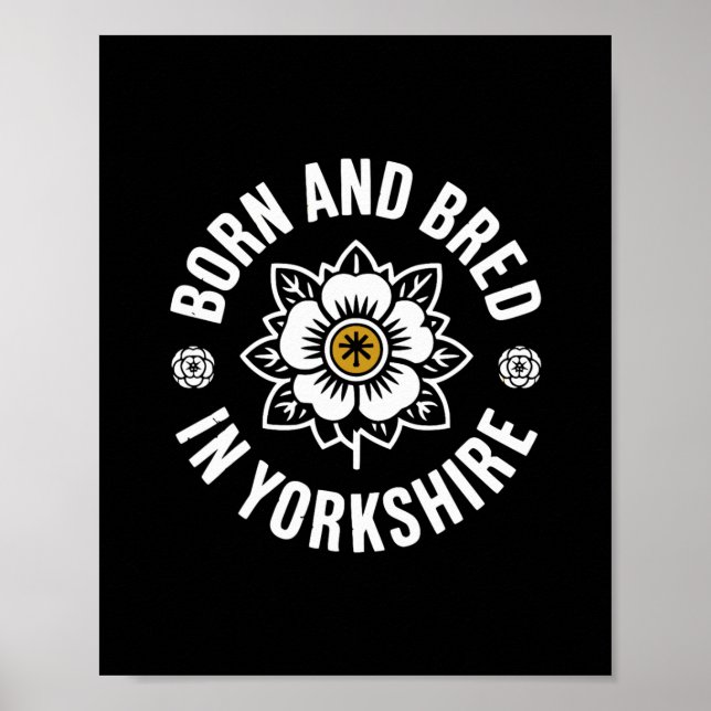 Poster Lembrança de Yorkshire Inglaterra Grã-Bretanha His (Frente)