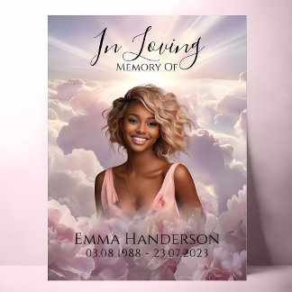 Poster Lembrança Floral - Sinalizador de Boas-vindas do M