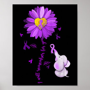 Poster Lembrar-me-ei do vosso conhecimento do Elefante Al