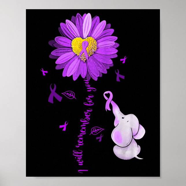 Poster Lembrar-me-ei do vosso conhecimento do Elefante Al (Frente)