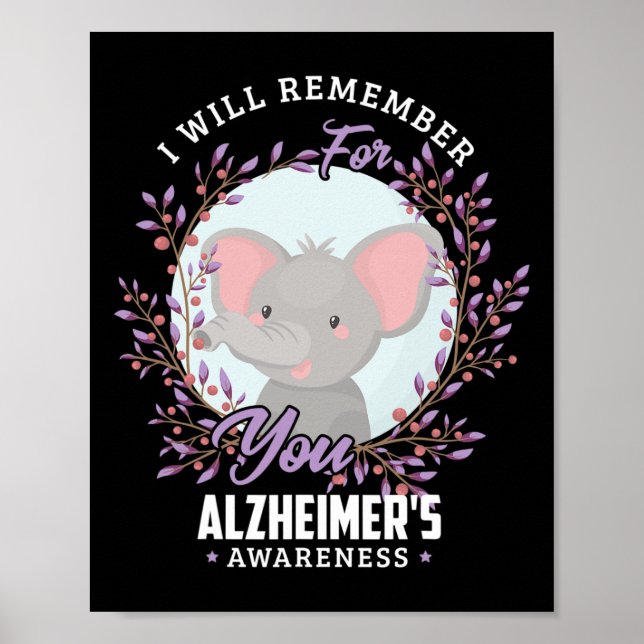 Poster Lembrar-se-á da Doença de Alzheimerheimer (Frente)