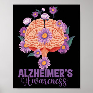 Poster Lembrar-se-á do seu cérebro Alzheimerheimer's Awar