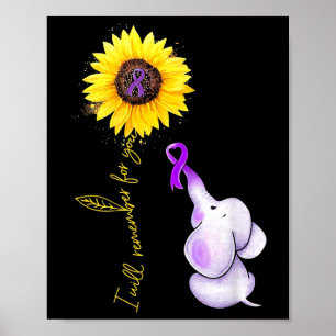 Poster Lembrarei De Você, Elefante De Girassol Heimerh