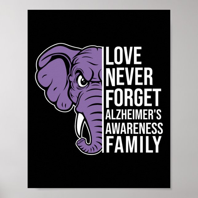Poster Lembrarei Para Você Himerheimer Roxo (Frente)