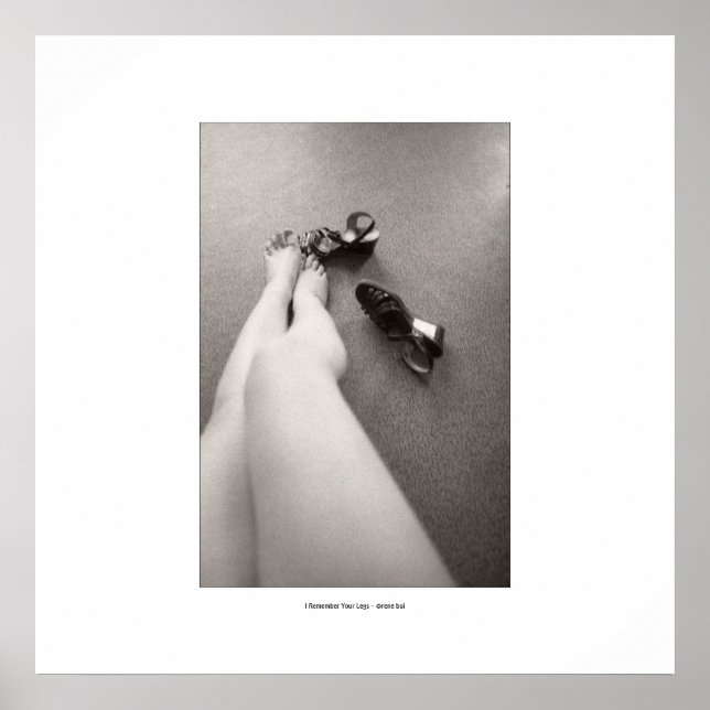 PÔSTER LEMBRO-ME DAS SUAS PERNAS (Frente)