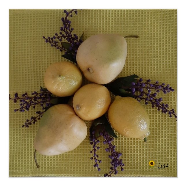 PÔSTER LEMÕES E PERAS (Frente)