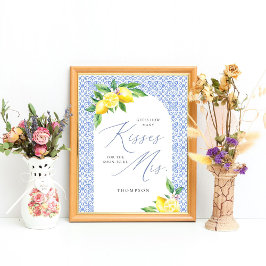 Poster Lemon adivinha quantos beijos para que em breve se