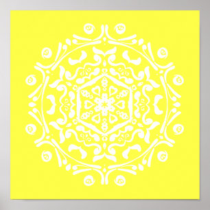 Poster Lemon Mandala