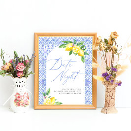 Poster Lemon Positano É Mais Ideias Noturnas