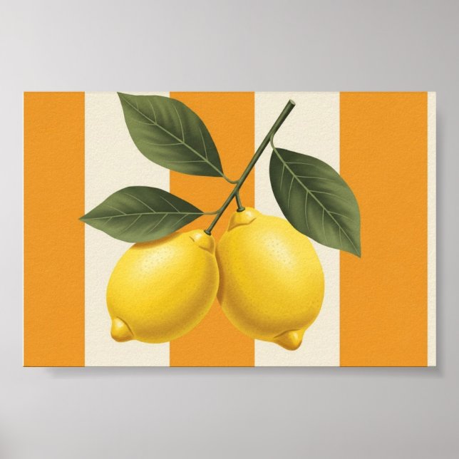 Poster Lemon Wall Art (Frente)