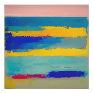 Pôster "Lemonade Lullaby" Abstrato Art