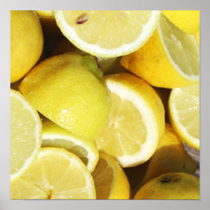 Poster Lemons Amarelo