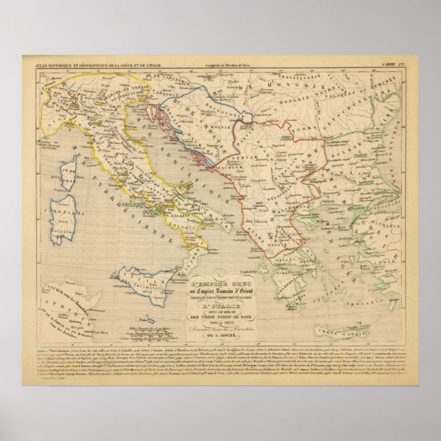 Poster L'Empire Grec, l'Italie, 900 a 1002 (Frente)