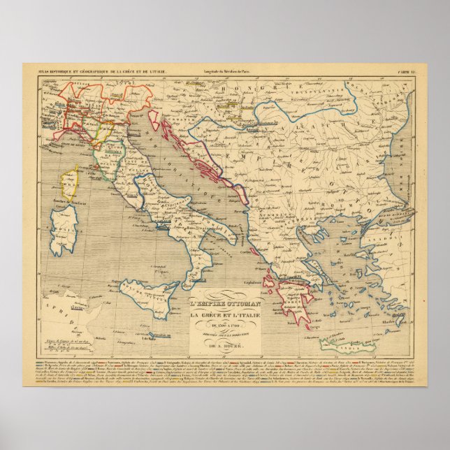 Poster L'Empire Ottoman, la Grece et l'Italie (Frente)