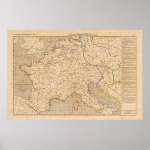 Poster L'Empre de Charlemagne de 768 uns 814