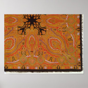 Poster Lenço da caxemira, c.1870-80