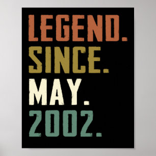 Poster Lenda De 20 Anos Desde Maio De 2002 20