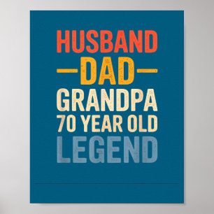 Poster Lenda de 70 Anos Marido Pai