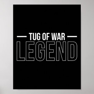 Poster Lenda De Guerra Tampão De Corda De Guerra