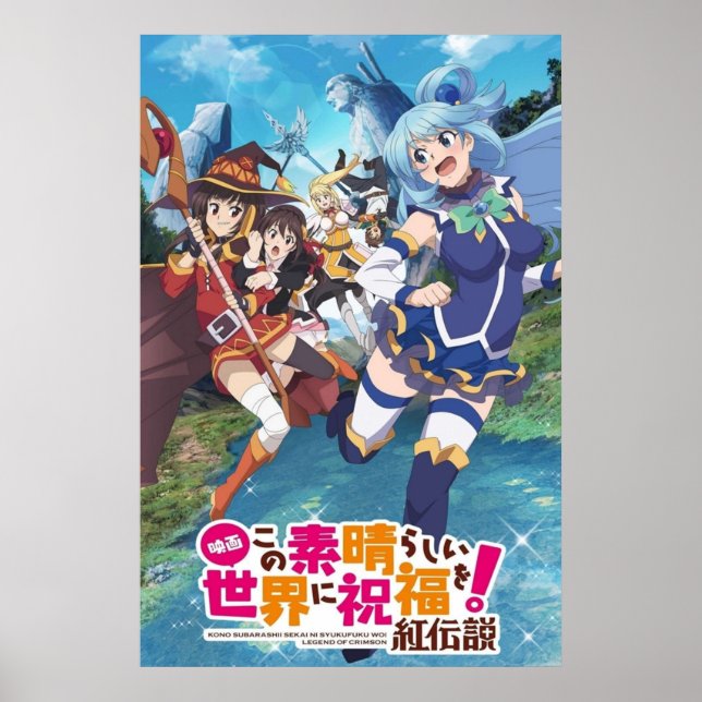 Poster Lenda de Konosuba da Crimson (Frente)