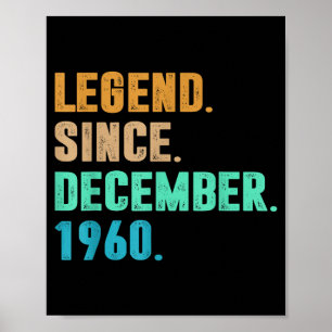 Poster Lenda desde dezembro de 1960 Nascimento de Anivers