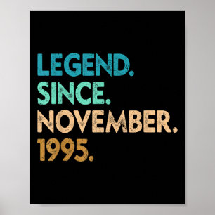 Poster Lenda Desde Novembro 1995 Vestuário