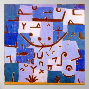 Poster Lenda do Nilo Paul Klee