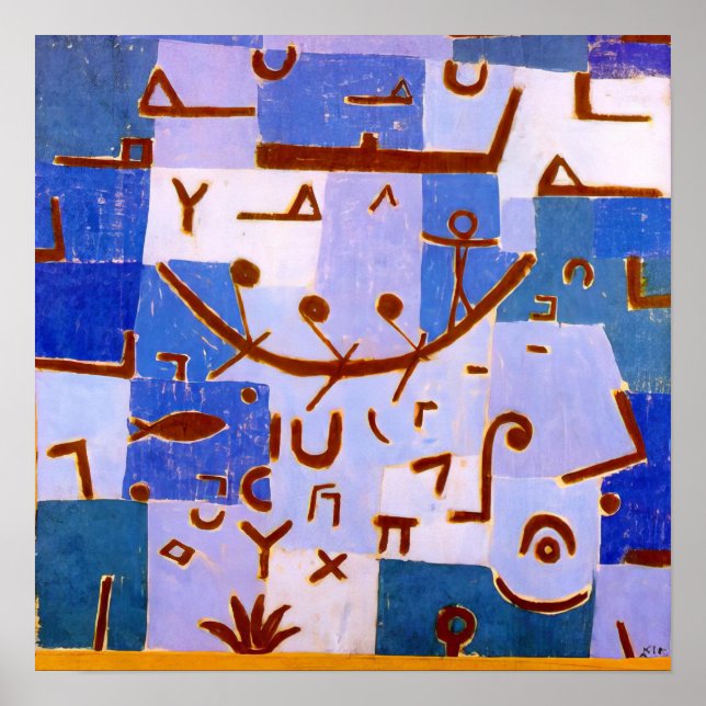 Poster Lenda do Nilo | Paul Klee | (Frente)
