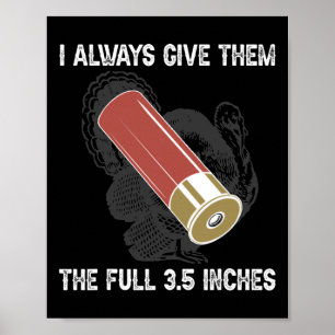 Poster Lenda engraçada do peru caçador temporada de caça