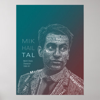 Poster Lendas de xadrez: Mikhail Tal
