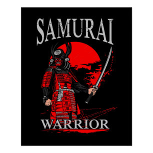 Pôster Lendas do Samurai Guerreiro Japonês Vintage 2026