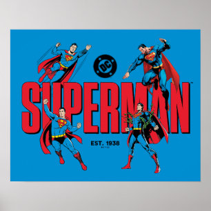 Poster Lendas do Superman para Sempre Gráfico