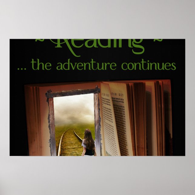 Poster Lendo, a aventura continua (Frente)