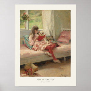Poster Lendo a pintura Albert Edelsense Bons Amigos