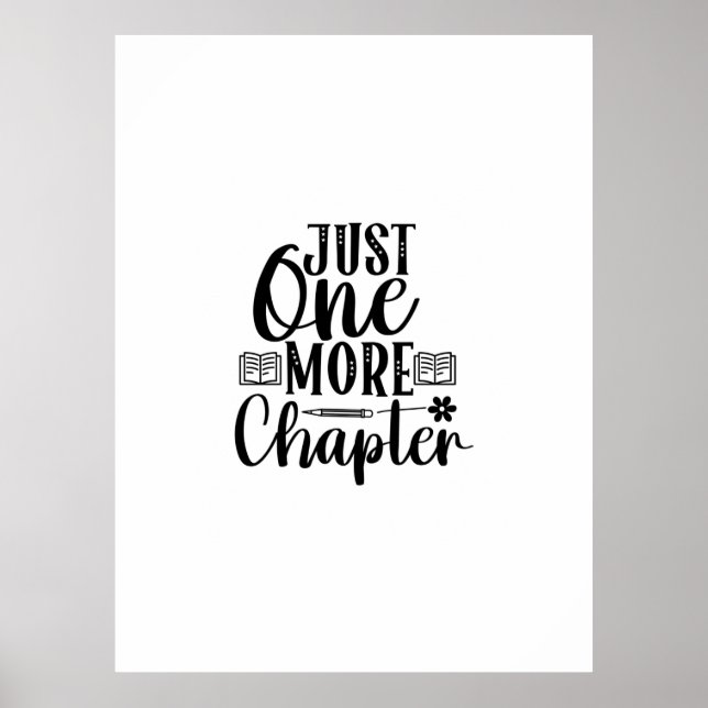Poster Lendo Arte Apenas Mais Um Capítulo (Frente)
