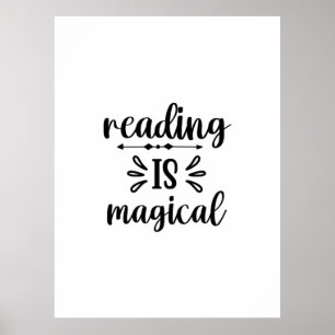 Poster Lendo Arte Ler é Mágico