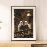 Poster Lendo Biblioteca de Livros Antigos da Vintage do G<br><div class="desc">Rácio 2:3. Adicione um charme assustador ao seu espaço com este poster "Lendo Fantasma",  estilo vintage,  com uma biblioteca antiga cheia de eternos. Perfeito para amantes de livros e entusiastas de histórias-fantasma,  esta arte caprichosa traz um toque de mistério e nostalgia a qualquer sala.</div>