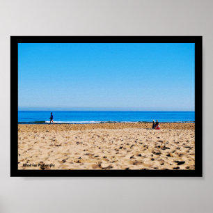 Poster Lendo na Praia Arenosa