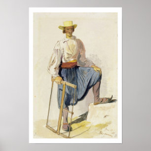 Poster Lenhador grego, o 13 de junho de 1856 (caneta,