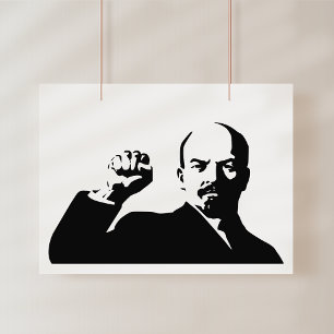 Poster Lenin, URSS, CCCP, União Soviética, Comunismo