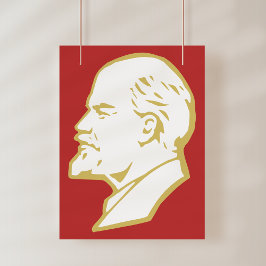 Poster Lenin, URSS, CCCP, União Soviética, Comunismo