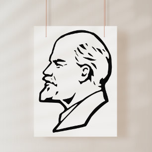 Poster Lenin, URSS, CCCP, União Soviética, Comunismo