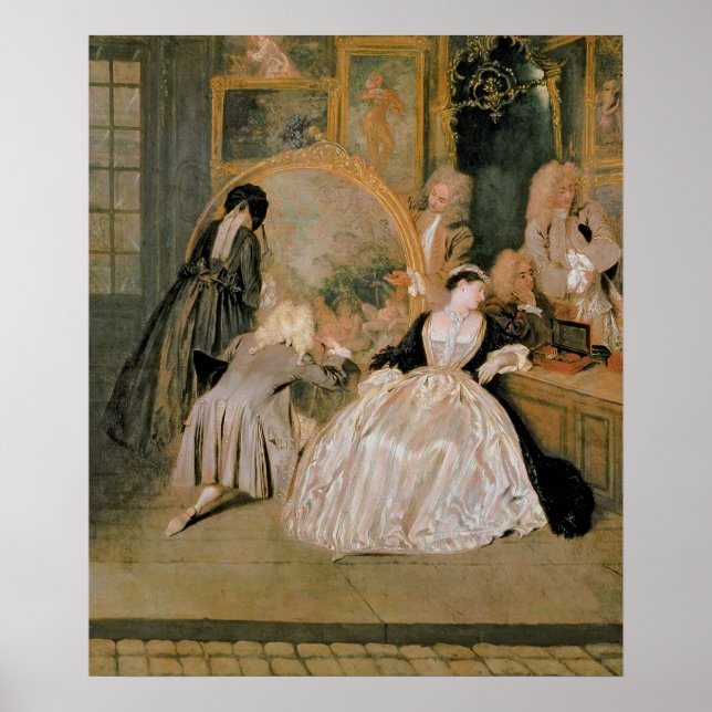Pôster L'Enseigne de Gersaint, 1720 (Frente)