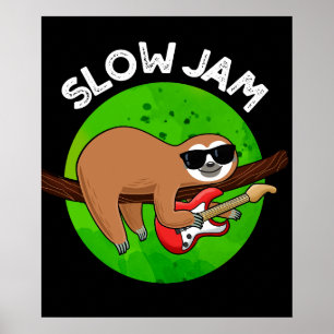 Poster Lenta Jam Funny Music Animal Pun