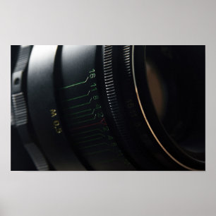 Poster Lente da câmera