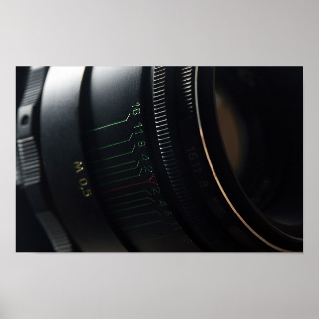 Poster Lente da câmera (Frente)