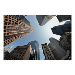 Pôster lente do Peixe-olho da construção, Boston, E.U.