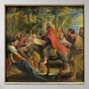 Poster L'Entrée du Cristo à Jérusalem