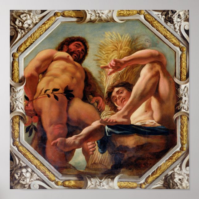 Poster Leo, dos Sinais do Zodíaco (Frente)