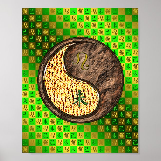 Poster Leo & Earth Goat (Frente)